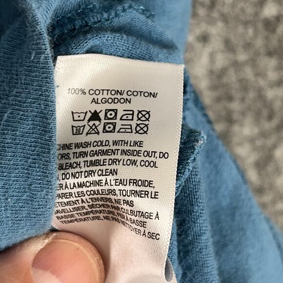 Lucky Brand Shirt Mens Extra Large Blue Single-stitch Retro Style Streetwear - Picture 6 of 9